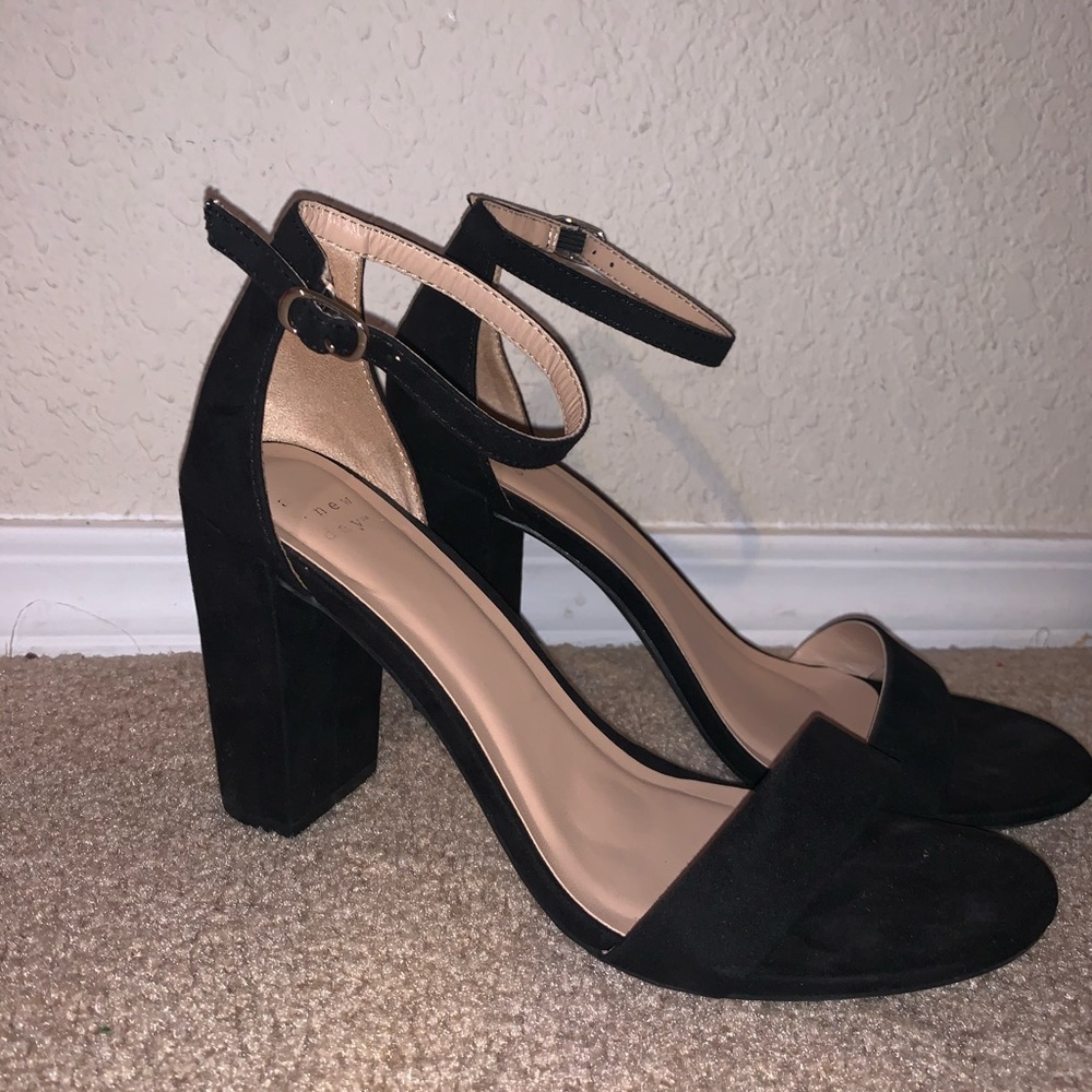 Black heels
